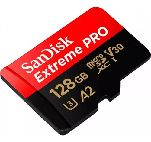 Memoria Microsd Xc 128 Gb Sandisk Extreme Pro C10 U3 4k Gopr