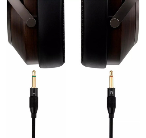 Audífonos Sivga Anser Open Back De Madera Color Negro