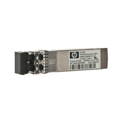 Módulo Hp 8gb Sfp+ Fc S-wave Hpe B-series Aj716b Transceiver