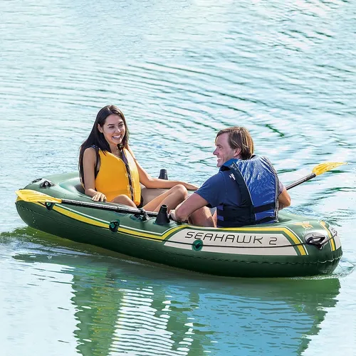 Bote Inflable Intex Gomon Seahawk Dos 2 Set De Vinilo 240 Kg