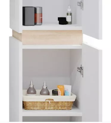 mueble organizador para baño pequeño tolva