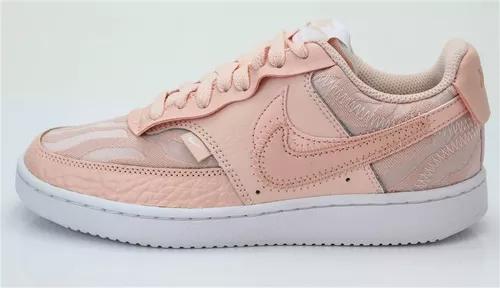 Tenis Nike Court Vision Low Dama Color Coral Con