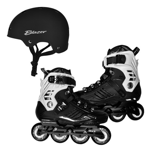 Patines Freeskate Rockering Slalom Alta Resistencia + Casco