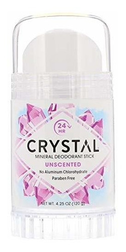 Cristal Mineral Desodorante En Barra, Sin Perfume 4,25 Oz