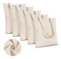 Comprar 10pcs Tote Bag Bolsas De Manta Cruda 40 X 35cm. 100% Algodón
