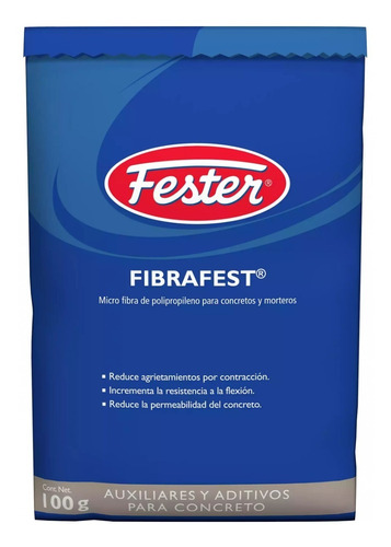 Microfibra De Polipropileno Fester Fibrafest 100g