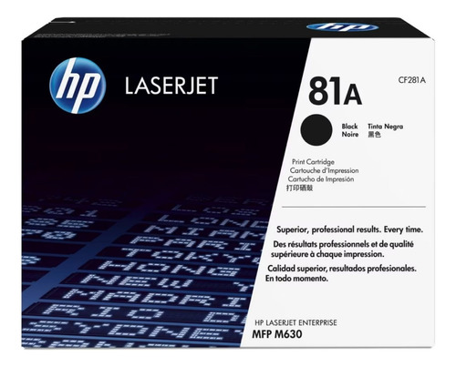 Toner Hp Cf281a Negro Original Laserjet Hp M605 M630 