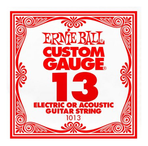 Cuerda Suelta Ernie Ball 013 Guitarra Electrica O Acustica