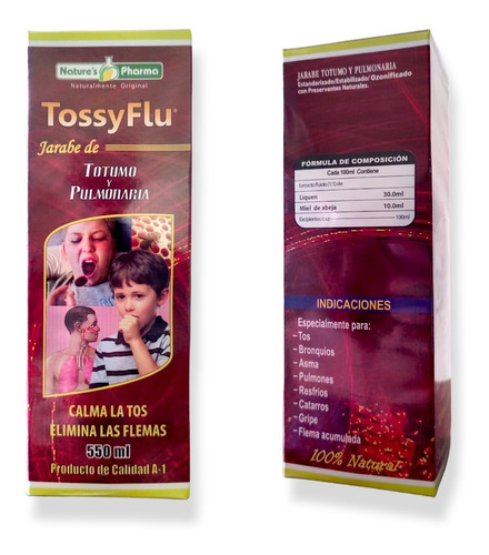 Totumo Y Pulmonaria Tossy Flu - mL a $44