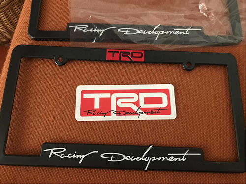 Porta Placa Toyota Trd