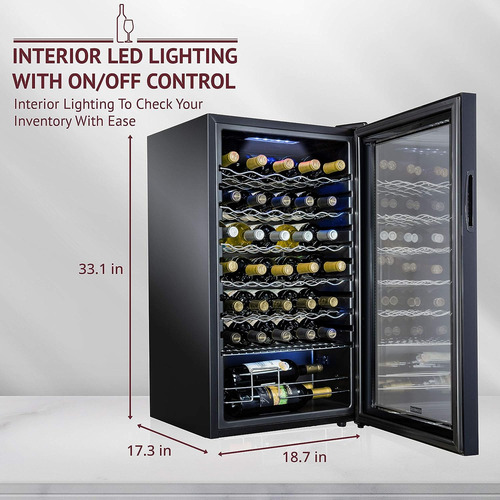 Cava De Vinos Refrigeración Latas Botellas 34 Botellas