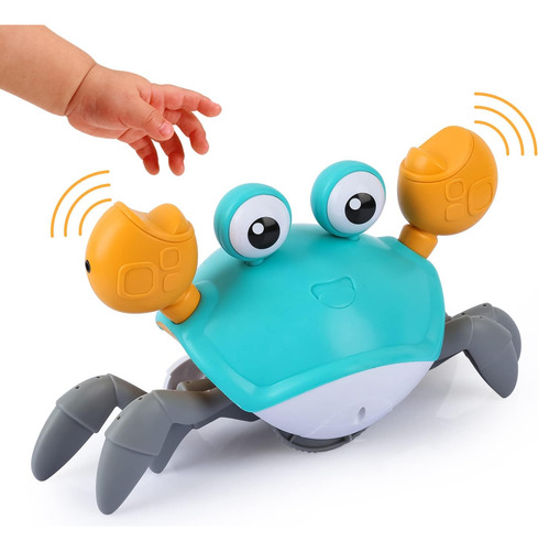 Juguetes Para Bebés De Cangrejo Gateando Con Música Y Luz, J