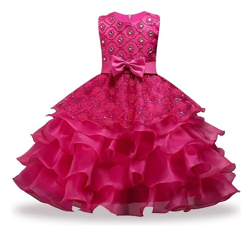 Vestido De Fiesta De Princesa Para Niñas, Bonito Vestido De