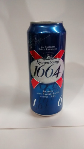 Cerveza Francesa Lata De 500 Ml Kronenbourg 1664