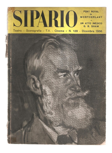 Revista Sipario Teatro Cinema Italiano Nº 128 Dicembre 1956