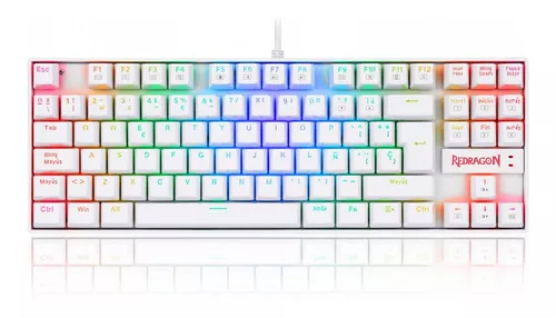 Teclado gamer Knup KP-TM010 QWERTY Outemu DIY Blue português