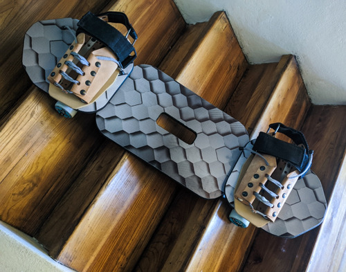 Streetboard Snakeboard Completo Tremendo Tablon C/fijaciones