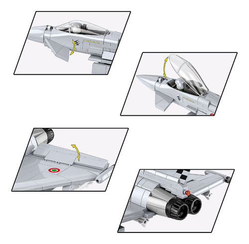Juego De Armar Eurofighter F2000 Tifón Escala 1:48