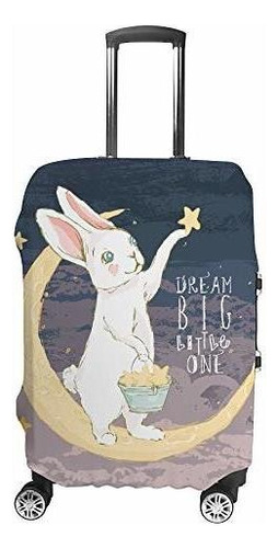 Maleta - Kuizee Luggage Cover Suit  Cover Cute Hand Draw