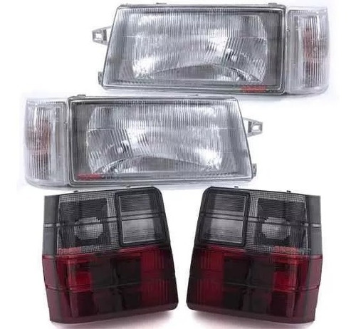 Faros Fiat Uno Kit Farol Fiat Uno Kit Completo Oferta Farol