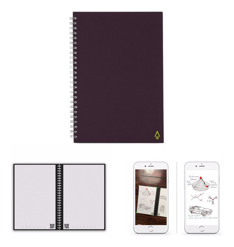 Cuaderno Rocketbook Carta De Peltre Con Espiral De 140h