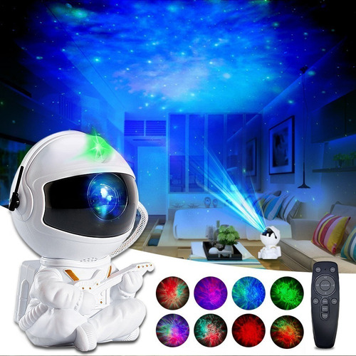 Proyector De Luz Nocturna Astronaut Galaxy Star Light