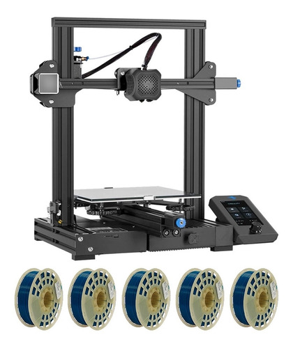 Impresora 3d Creality Ender-3 V2 + 5 Kg Filamento Pla+ Gst