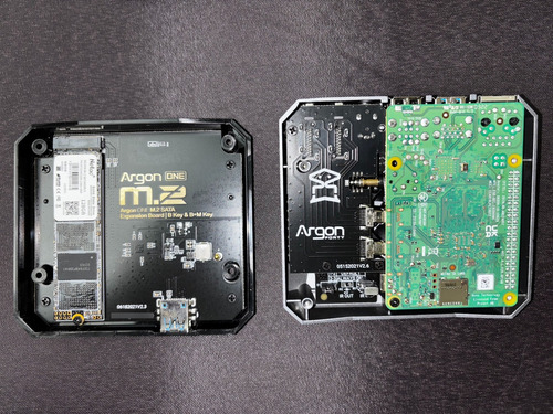 Kit Raspberry Pi 4 Modelo B 8gb + Case Argon One M.2 + Ssd (Usado)