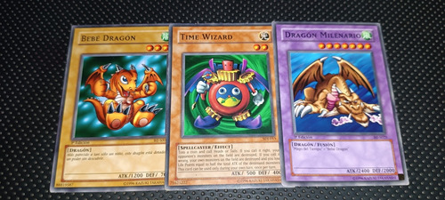 Set Cartas Yugioh Baby Dragón Time Wizard 