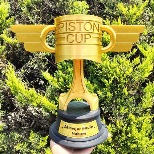 Copa Piston De Cars 25 Cm Personalizada
