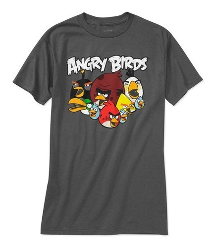 Remeras Angry Birds Originales Importadas Nuevas En Bolsa!