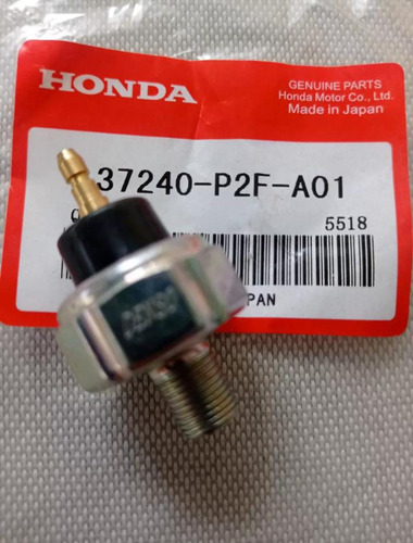 Valvula De Presion De Aceite Honda Accord 37240-p2f-a01