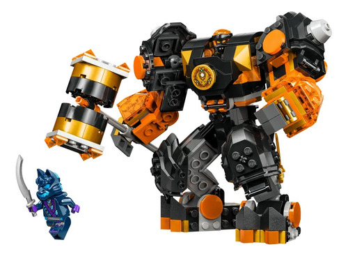 Lego Ninjago Cole Elemental Earth Mech # 71806 Replay