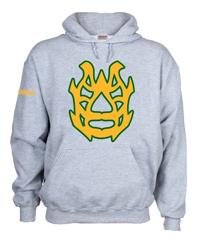 Sudadera Capucha Luchador Fishman Veneno Verde Lucha Libre