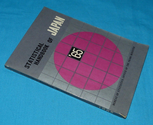 Statistical Handbook Of Japan Japón 1965 Estadísticas Inglés