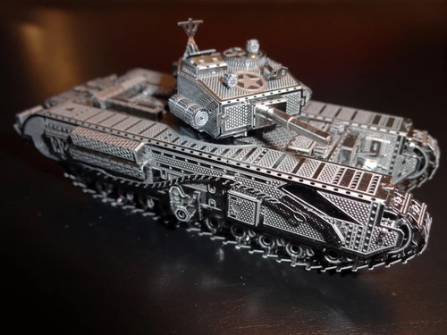 Tanque A22 Churchill - Rompecabezas Metal 3d Puzzle