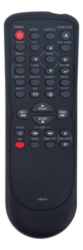 Nb694 Nb694uh Control Remoto De Reemplazo Para Sanyo Dvd Vcr