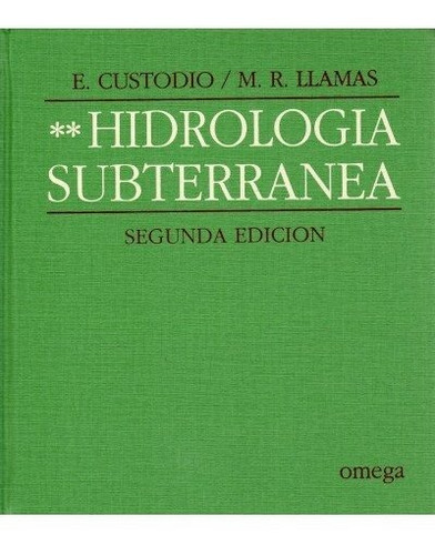 Hidrologia Subterranea-2 - Custodio