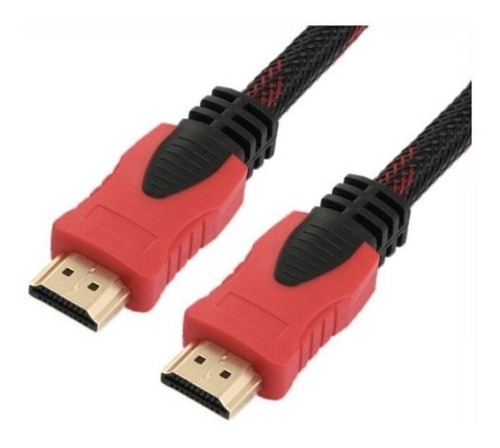 Imagen 2 de 2 de Cable Conexion Compatible Hdmi- Hdtv Mallado Full Hd 1.5 M
