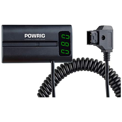 Powrig Pantalla Lcd De Voltaje D-tap / P-tap A Np-f / L-seri