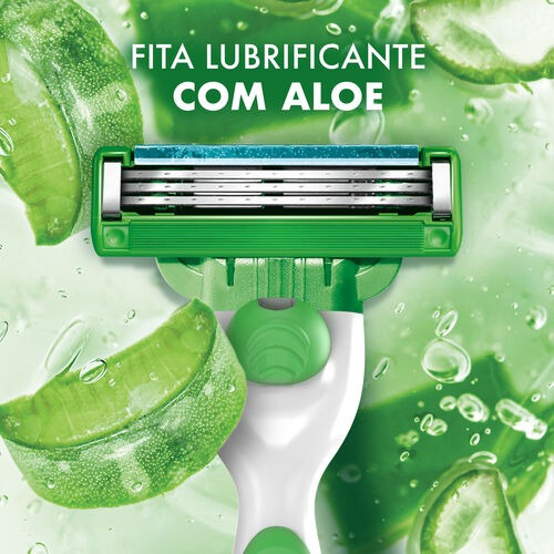 Barbeador Gillette Mach3 Sensitive Aparelho De Barbear
