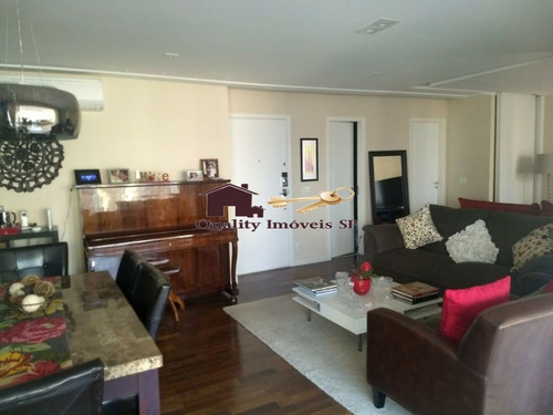 Imagem 4 de 15 de Apartamento De 192 Mts,3 Suites,com Ar Condicionado Em Todos Os Quartos E Sala, Com Sala Ampliada ,c - Qy3444