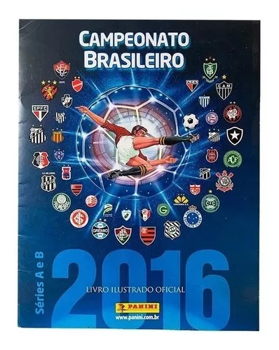 2016 - 2  Brasileirao, Album de figurinhas, Sc internacional