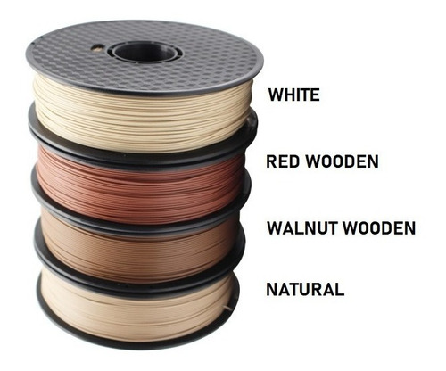 Filamento Pla+ - Makora3d - Madera 4 Tipos - Wood