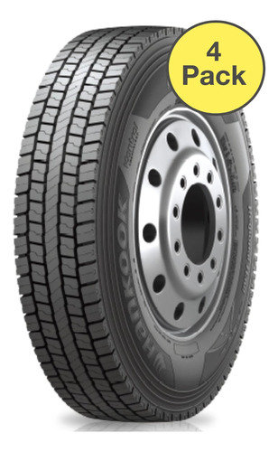 Paq 4 Llantas Hankook Dh37 255/70r22.5 140/137l 16pr Bsw 