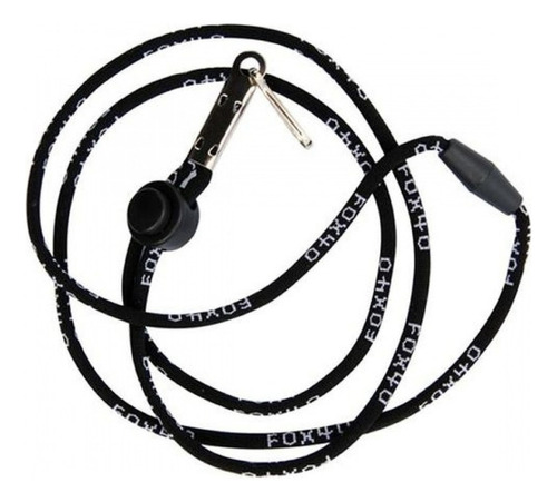 Vv Silbato Fox 40 Clasico Classic Negro Con Cordon