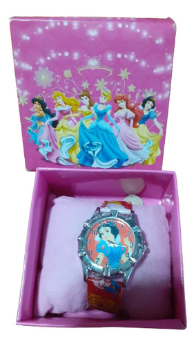 Reloj Pulsera Niña A Cuerda Blancanieves 