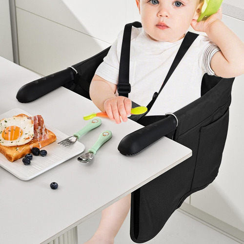 Silla De Comedor Para Bebé Trona Con Gancho Asiento Elevador