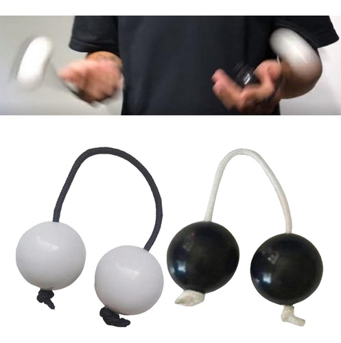 2x African Shaker Sonajero Percusión Pelota Rítmica Doble