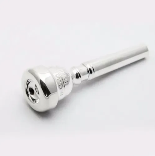 Bocchino Per Trombone Bach Megatone 4G &ndash; Placcato Argento, Gambo Grande